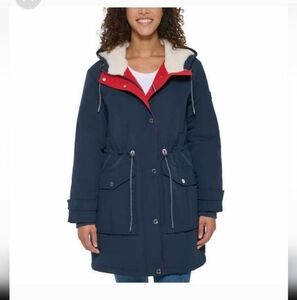 Tommy Hilfiger Ladies Parka Jacket ~ NAVY ( DARK BLUE )